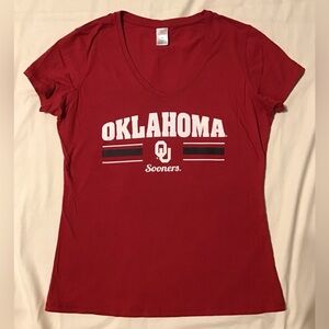 Women's Oklahoma Sooners V-Neck Tee